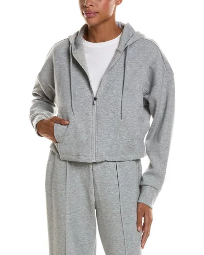 Beyond Yoga Softspring Zip Jacket In Gray