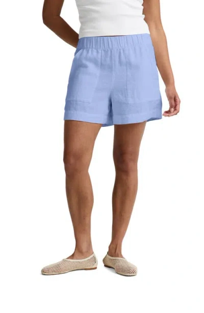 Beyond Yoga Softwash Linen Easy Shorts In Blue