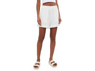 Beyond Yoga Softwash Linen Easy Shorts In White