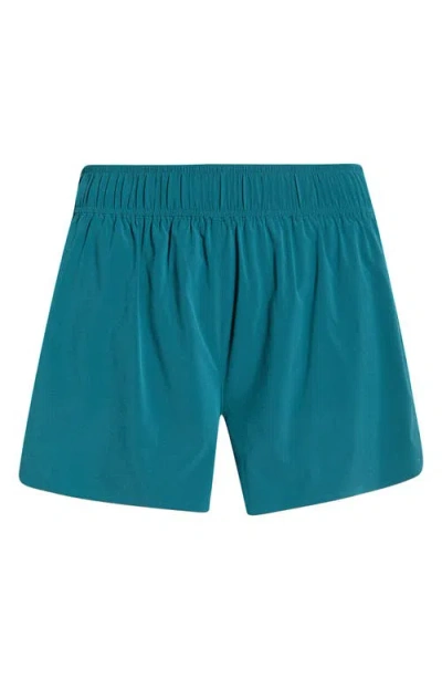 Beyond Yoga Solemate Run Shorts In Blue