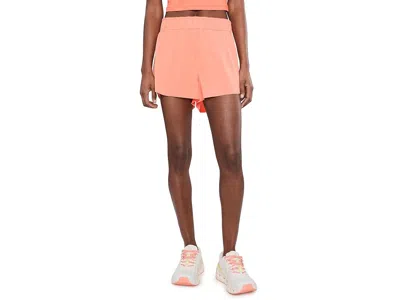 Beyond Yoga Solemate Run Shorts In Orange
