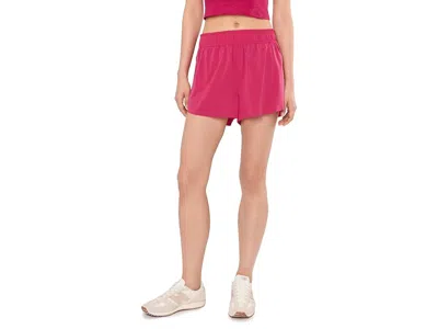 Beyond Yoga Solemate Run Shorts Women's Shorts Sangria: Xs (us Women's 2-4) 2.5, Elastane/polyester