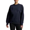 Beyond Yoga Solstice Oversize Cotton Blend Sweatshirt In After Dark Navy