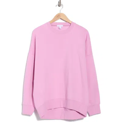 Beyond Yoga Solstice Oversize Cotton Blend Sweatshirt In Pink