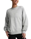 Beyond Yoga Solstice Oversized Sweatshirt In Light Heather Gray