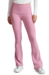 Beyond Yoga Space Dye Foldover Pants In Pink Haze Heather