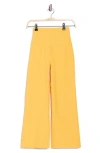 Beyond Yoga Space Dye High Waist Retro Crop Flare Pants In Yellow