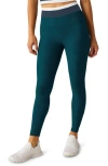 Beyond Yoga Space Dye Horizon Colorblock Ankle Leggings