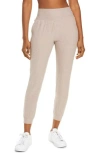 Beyond Yoga Spacedye Midi Joggers In Chai