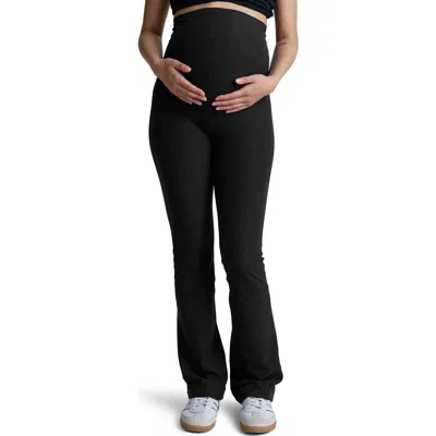 Beyond Yoga Space Dye Practice Maternity Pants In Darkest Night
