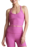 Beyond Yoga Space Dye On The Up Crop Tank