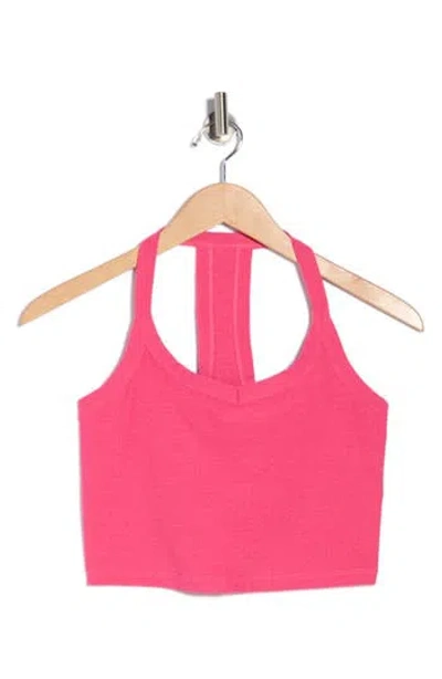Beyond Yoga Space Dye On The Up Crop Tank In Pink
