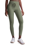 Beyond Yoga Space Dye Pocket Midi Leggings In Green