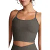 Beyond Yoga Spacedye Slim Racerback Cropped Tank Top In True Gray Heather In Gray