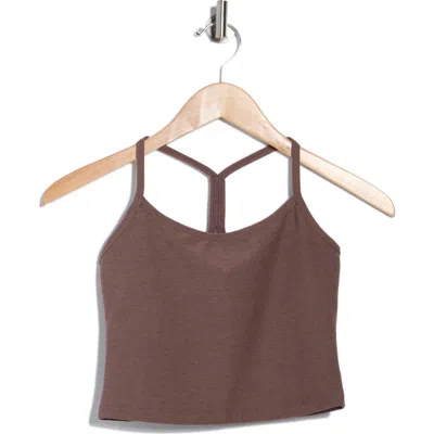 Beyond Yoga Space Dye Slim Racerback Crop Tank In Black