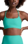Beyond Yoga Space Dye Slim Racerback Sports Bra In Blue