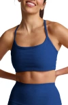 Beyond Yoga Space Dye Slim Racerback Sports Bra In Blue