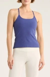 Beyond Yoga Space Dye Slim Racerback Tank Top In Blue