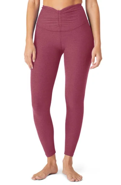 Beyond Yoga Space Dye V-waist Leggings In Pink