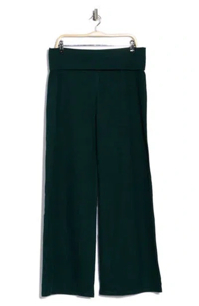 Beyond Yoga Space Dye Wide Leg Pants In Black