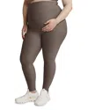 Beyond Yoga Space Dyed Love The Bump Maternity Leggings In Soft Umber