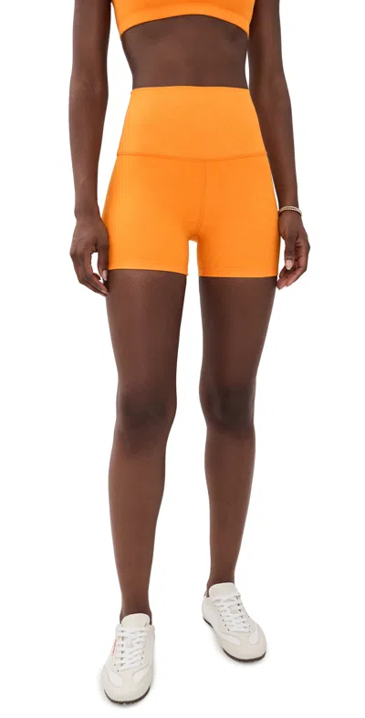 Beyond Yoga Spacedye All For Run Shorts Bright Citrus Heather