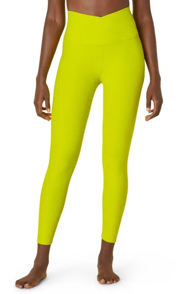 Beyond Yoga Spacedye At Your Leisure High Waisted Midi Legging In Green