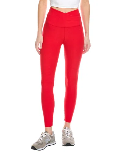 Beyond Yoga Spacedye At Your Leisure High Waist Midi Legging In Red