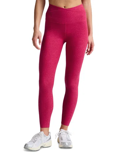 Beyond Yoga Spacedye At Your Leisure High Waist Midi Leggings In Pink