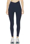 Beyond Yoga Spacedye At Your Leisure High Waisted Midi Legging In Blue