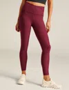Beyond Yoga At Your Leisure Space Dye High Waist Midi Leggings In Multi