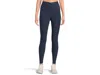 Beyond Yoga Out Of Pocket Space Dye High-waist Mid Leggings In Blue