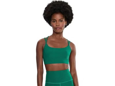 Beyond Yoga Spacedye Back To It Strappy Bra Women's Bra Legacy Pine Heather: Md, Elastane/polyester In Green