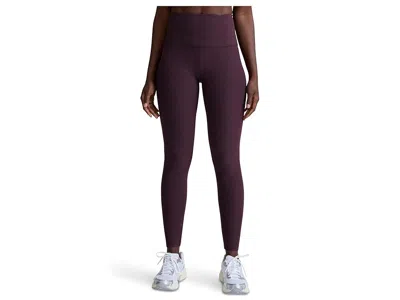 Beyond Yoga Spacedye Caught In The Midi High Waisted Legging In Burgundy