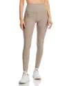 Beyond Yoga Spacedye Caught In The Midi High Waisted Legging In Birch Heather In Brown