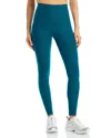 Beyond Yoga Spacedye Caught In The Midi High Waisted Legging In Lunar Teal Heather
