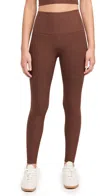 Beyond Yoga Spacedye Caught In The Midi High Waisted Leggings Bold Mocha Heather