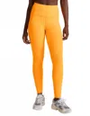 Beyond Yoga Spacedye Caught In The Midi High Waisted Leggings In Mango Pop Heather In Orange