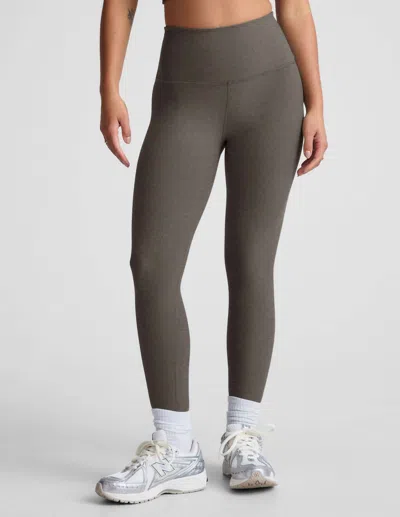 Beyond Yoga Spacedye Caught In The Midi Hight Waisted Legging In True Gray Heather