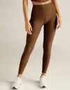 Beyond Yoga Spacedye Caught In The Midi High Waisted Legging In Brown