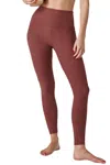 Beyond Yoga At Your Leisure Space Dye High Waist Midi Leggings In Multi
