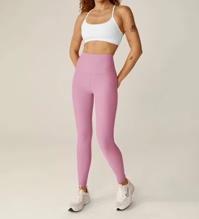 Beyond Yoga Spacedye Caught In The Midi Legging In Pink Haze Heather In Multi