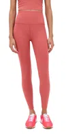 Beyond Yoga Spacedye Caught In The Midi Leggings Faded Rose Heather In Pink
