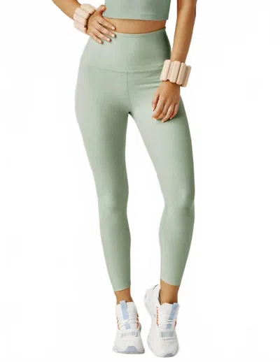 Beyond Yoga Spacedye Caught In The Midi Leggings In Minty Slate Heather