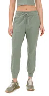 BEYOND YOGA SPACEDYE COMMUTER MIDI JOGGERS GREY SAGE HEATHER