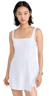 Beyond Yoga Garden Party Space Dye Sleeveless Minidress In Cloud White