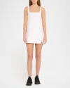 Beyond Yoga Court Appeal Space Dye Active Minidress In Cloud White
