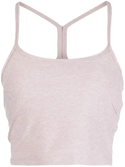 Beyond Yoga Spacedye Cropped Top In Purple