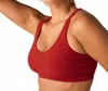 Beyond Yoga Spacedye Embody Bra In Ruby Red In Red