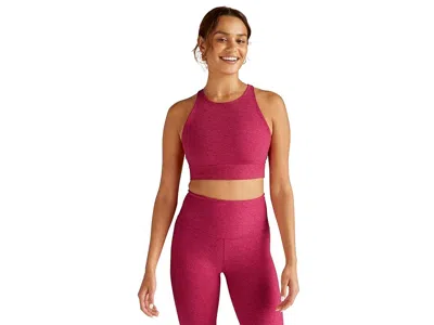 Beyond Yoga Spacedye Enlighten Long Line Bra In Pink